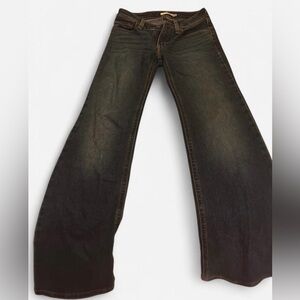 Women's Boot Cut Jeans -  Dark Blue